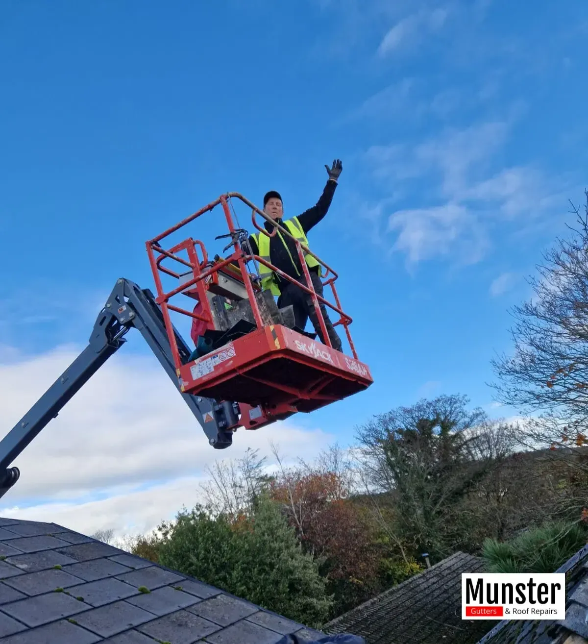 Professional gutter cleaning by Munster Gutters
